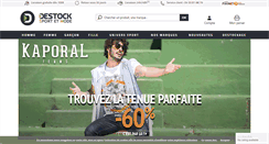 Desktop Screenshot of destock-sport-et-mode.com